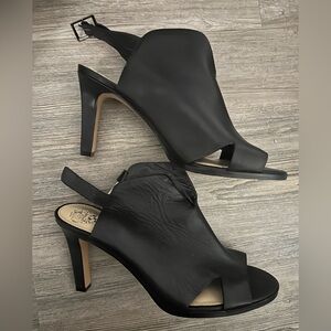 Peep Toe Black Women's Booties